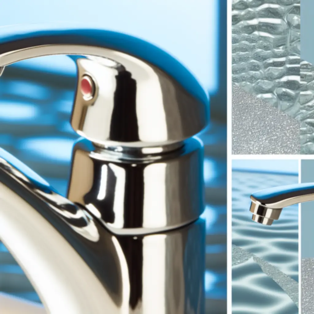 Hoogwaardige productfoto van een kraan en afvoeroplossing