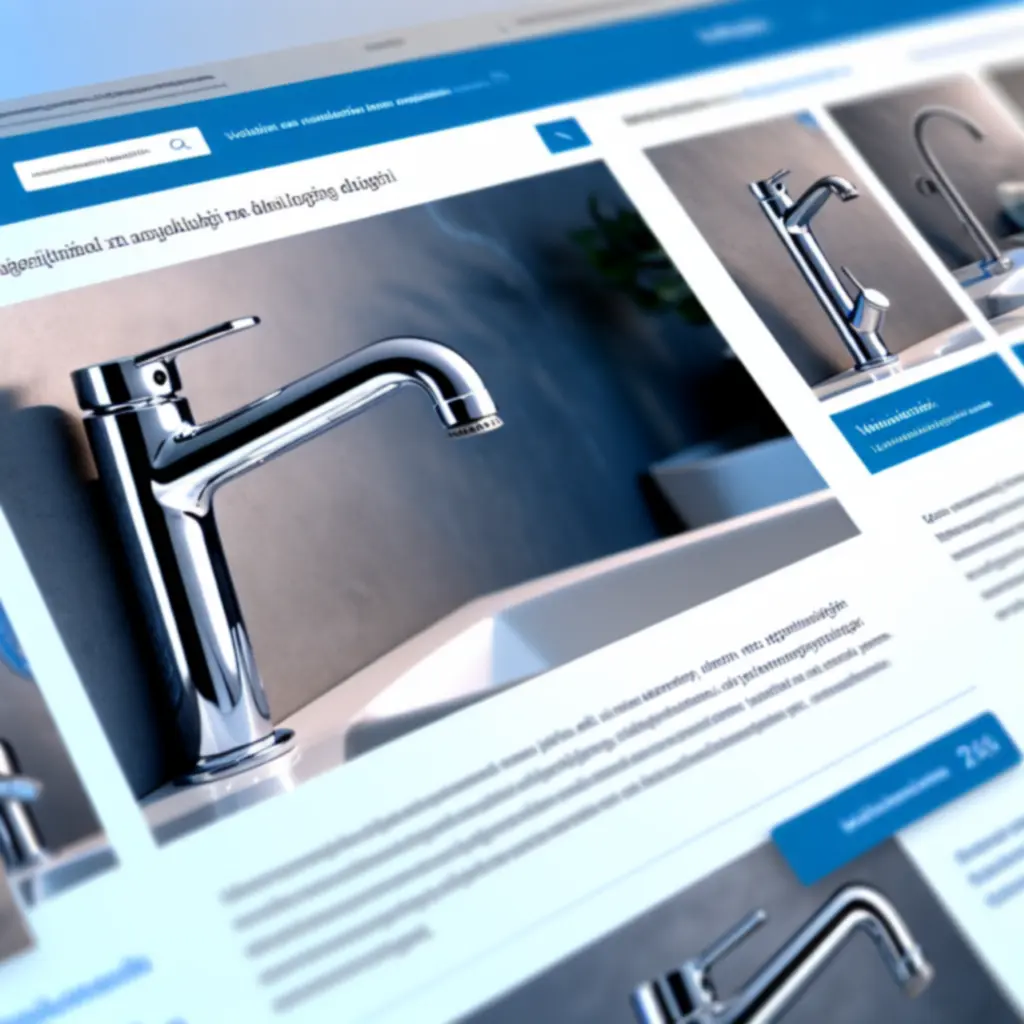 Voorbeeld van een productpagina met foto, technische specificaties en installatie-informatie