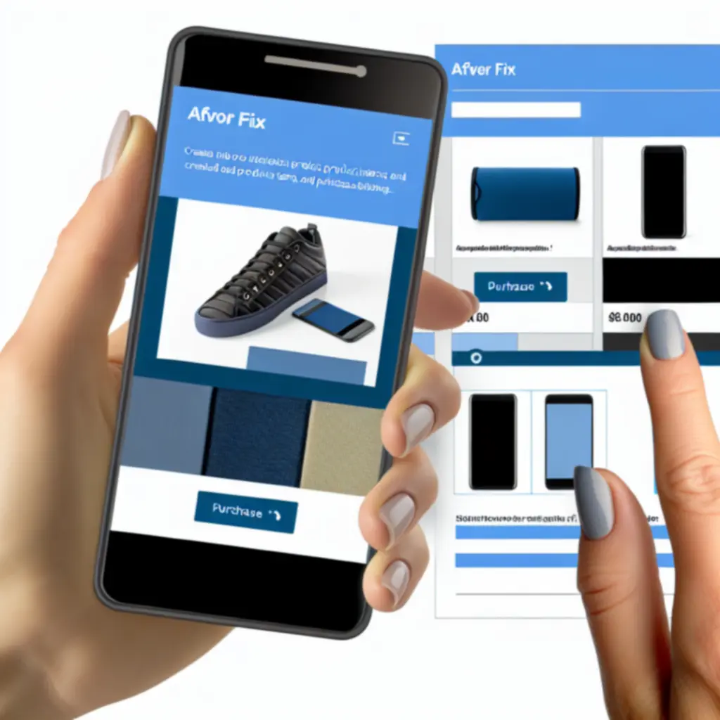 Mobielvriendelijke weergave van productpagina's